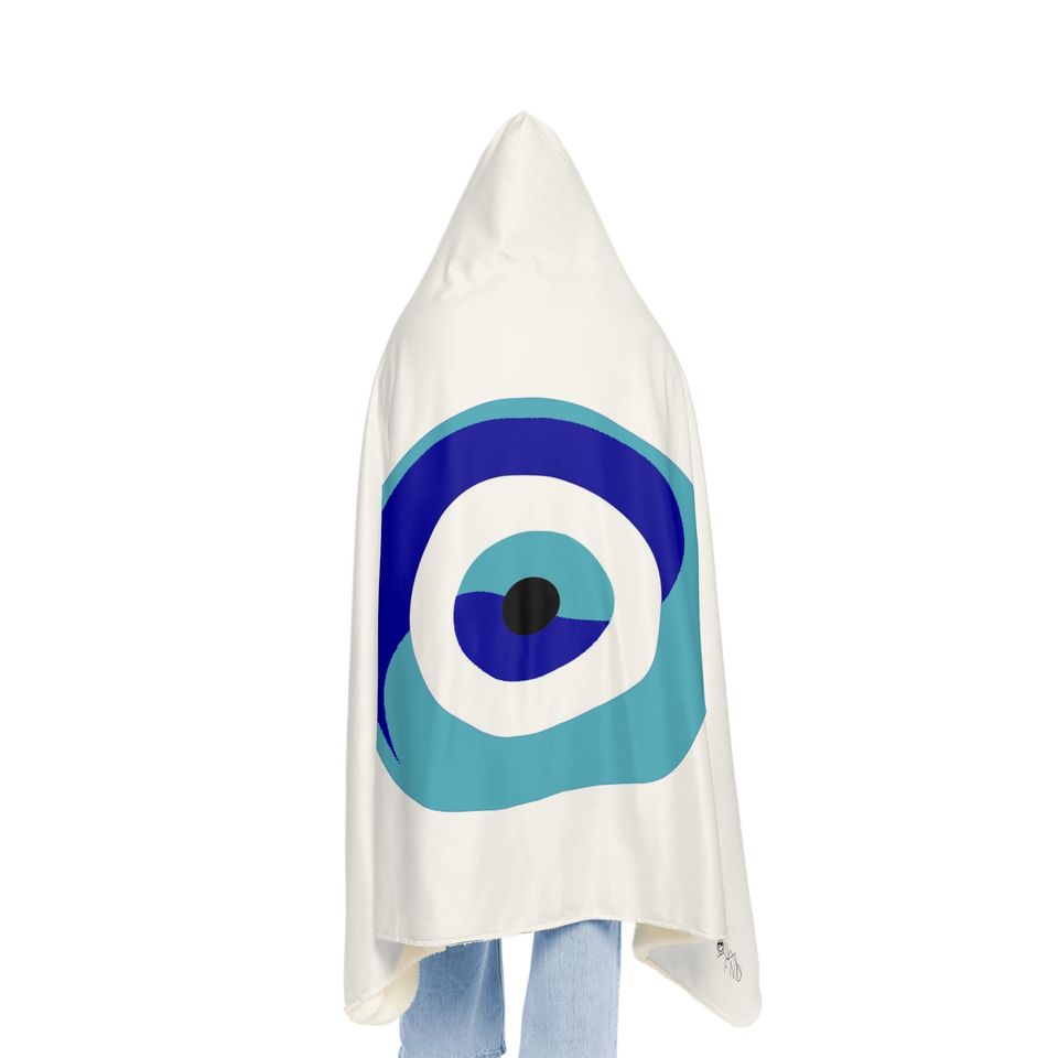 Eye Swirl Hooded Snuggle Blanket