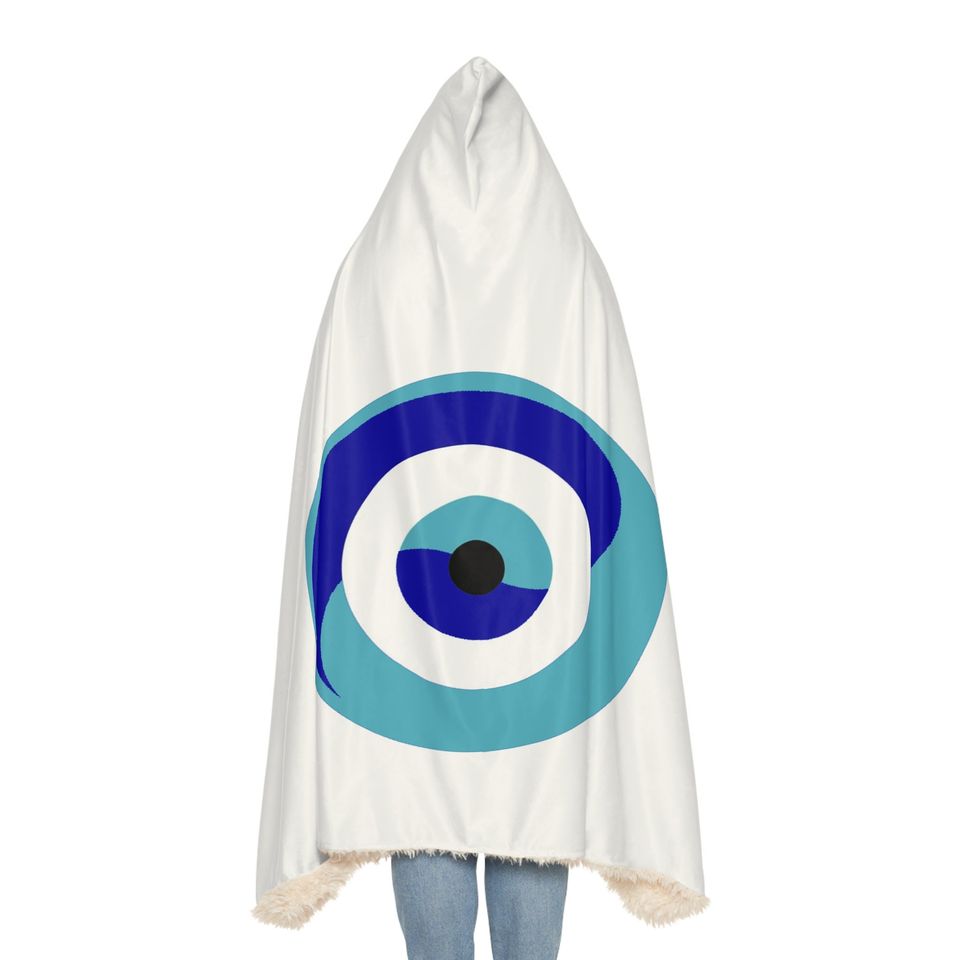 Eye Swirl Hooded Snuggle Blanket