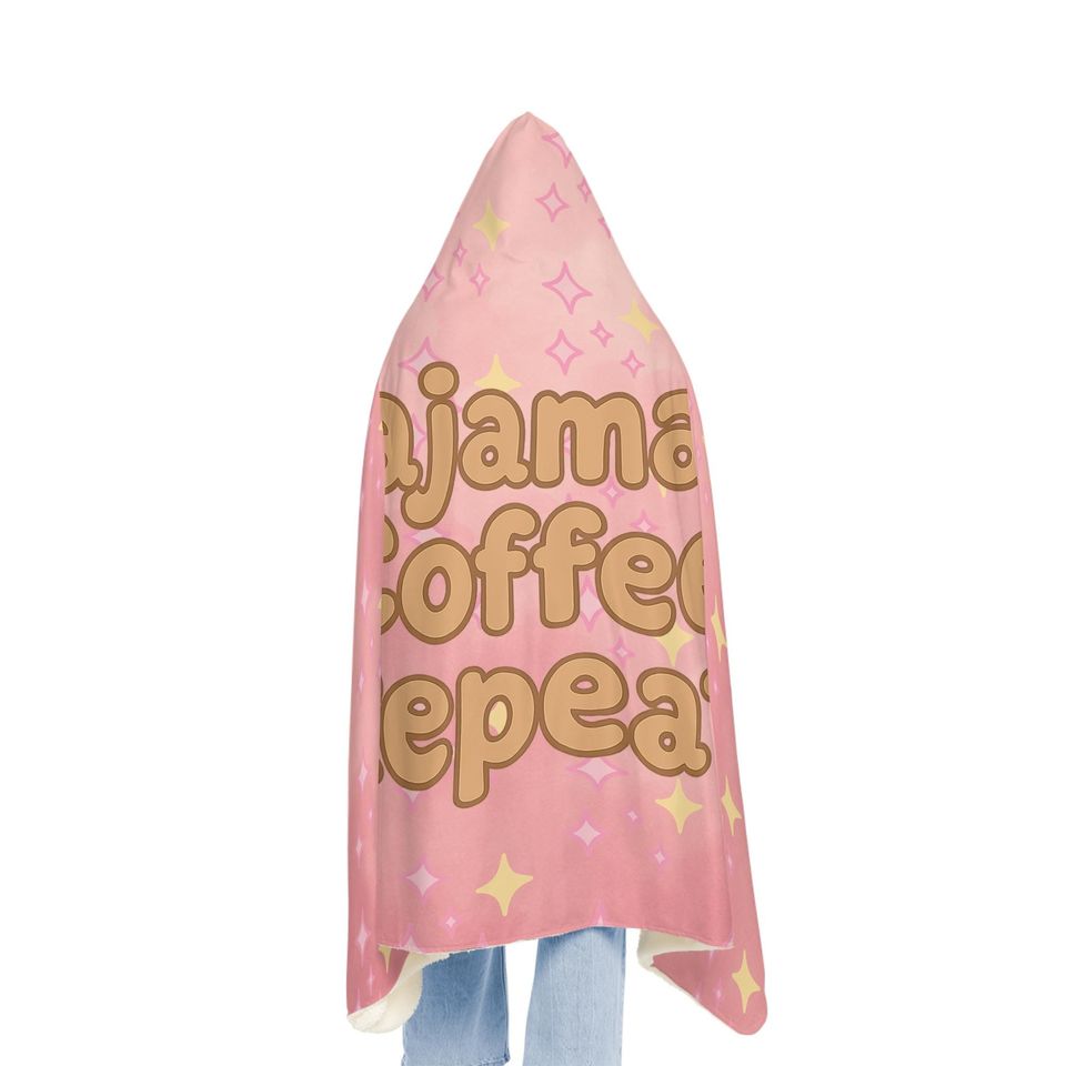 Starry Hooded Snuggle Blanket: Soft Polyester Wrap