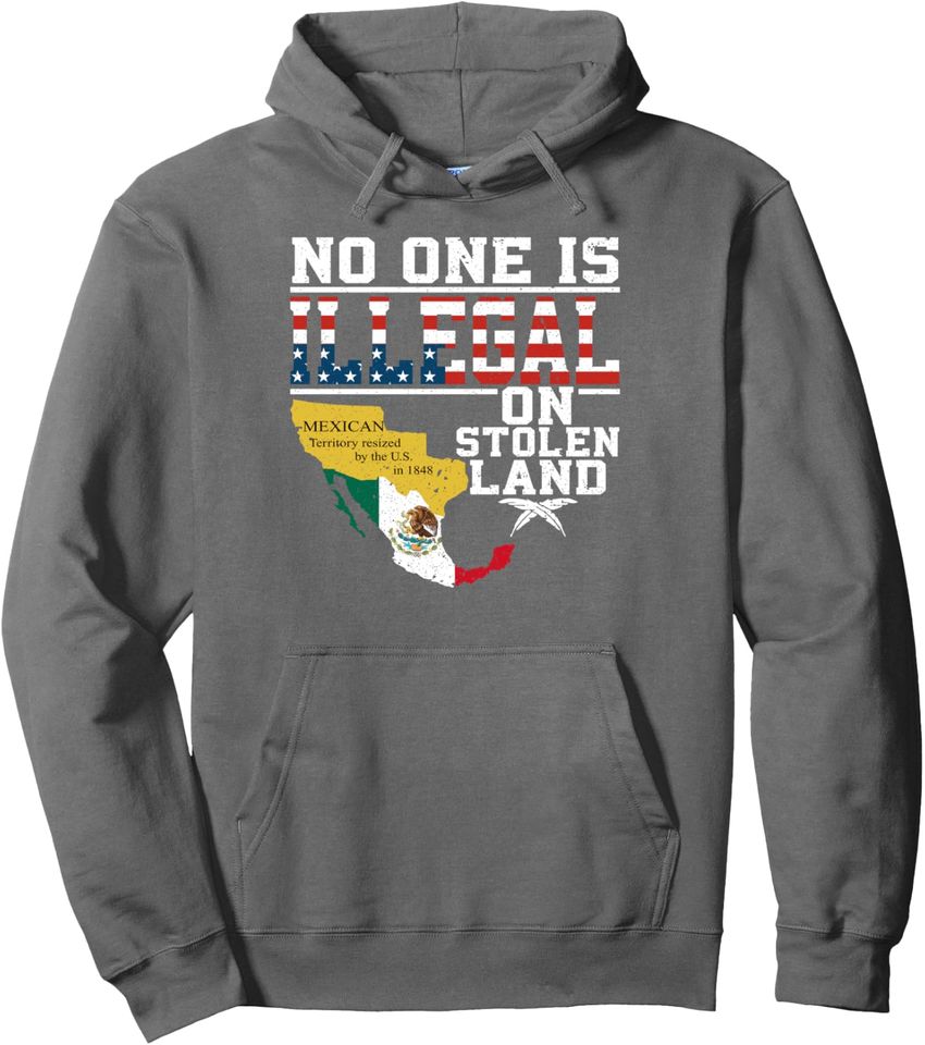 No One On Stolen Land Mexican Design Unisex Hoodie
