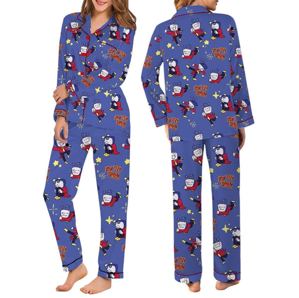 Deltarune Chibi Tenna Pajama Set Long Pajamas