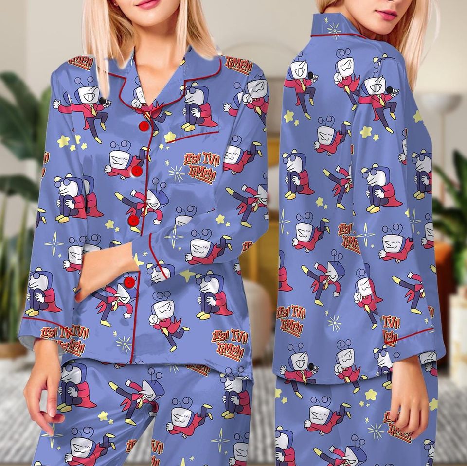 Deltarune Chibi Tenna Pajama Set Long Pajamas