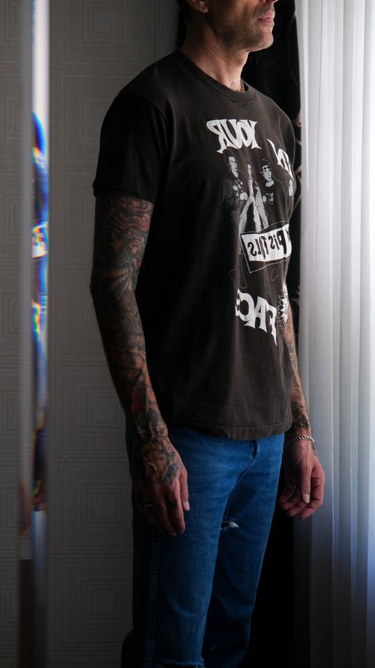 Vintage 90s Pistols Cash From Chaos Single Stitch Portrait T-Shirt