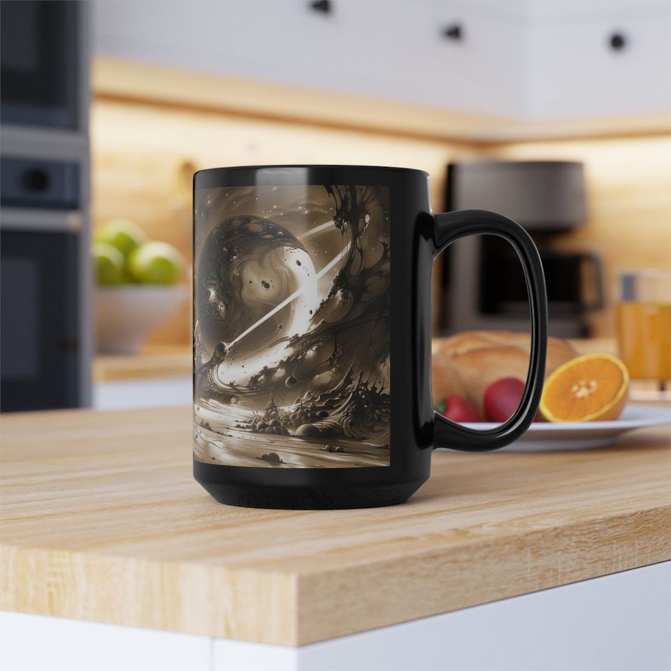 Deep Space Chaos Space Mug, Ceramic Coffee Cup