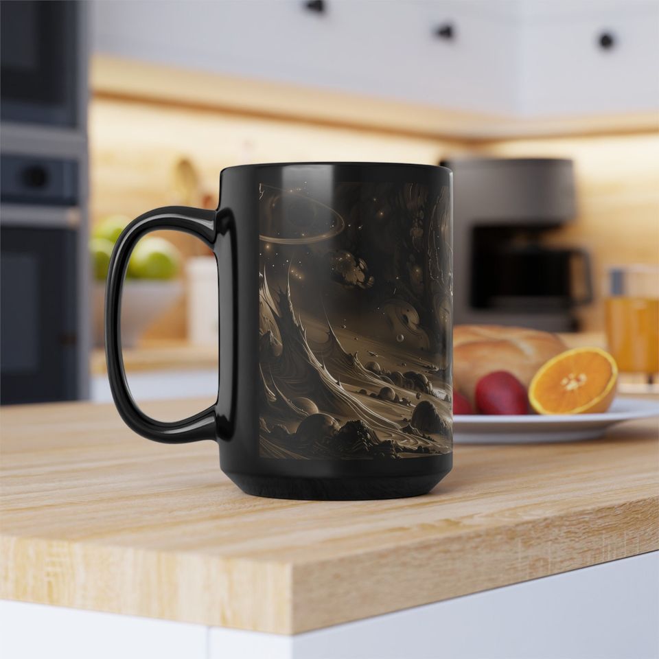 Deep Space Chaos Space Mug, Ceramic Coffee Cup