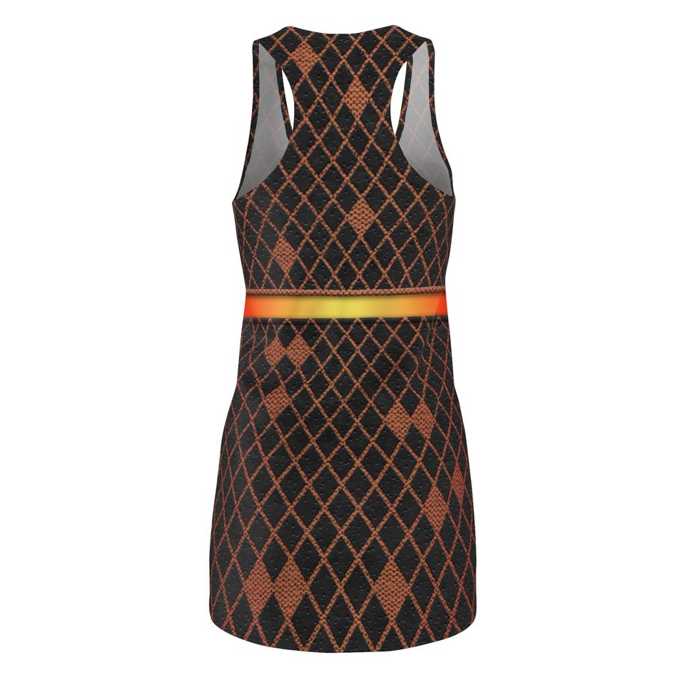 Ember Lumen Dress, Elemental Inspired Costume, Fire Town Outfit