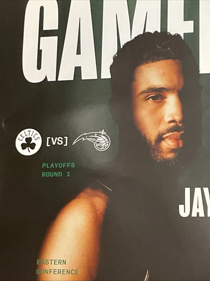 Boston Celtics Playoffs Game Day Poster Rd1 Gm1 Tatum Orlando Magic