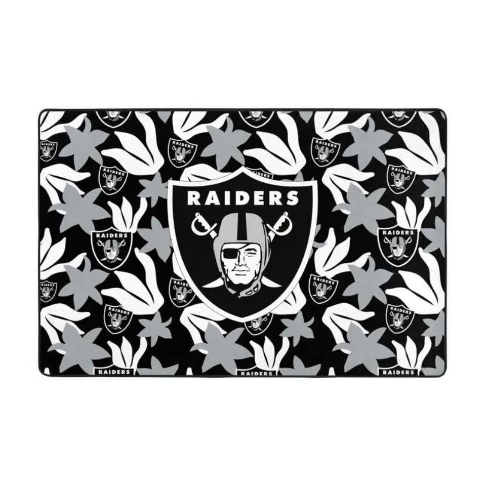 las vegas Raiders Printed Carpet Anti-skid Floor Mat Decorative