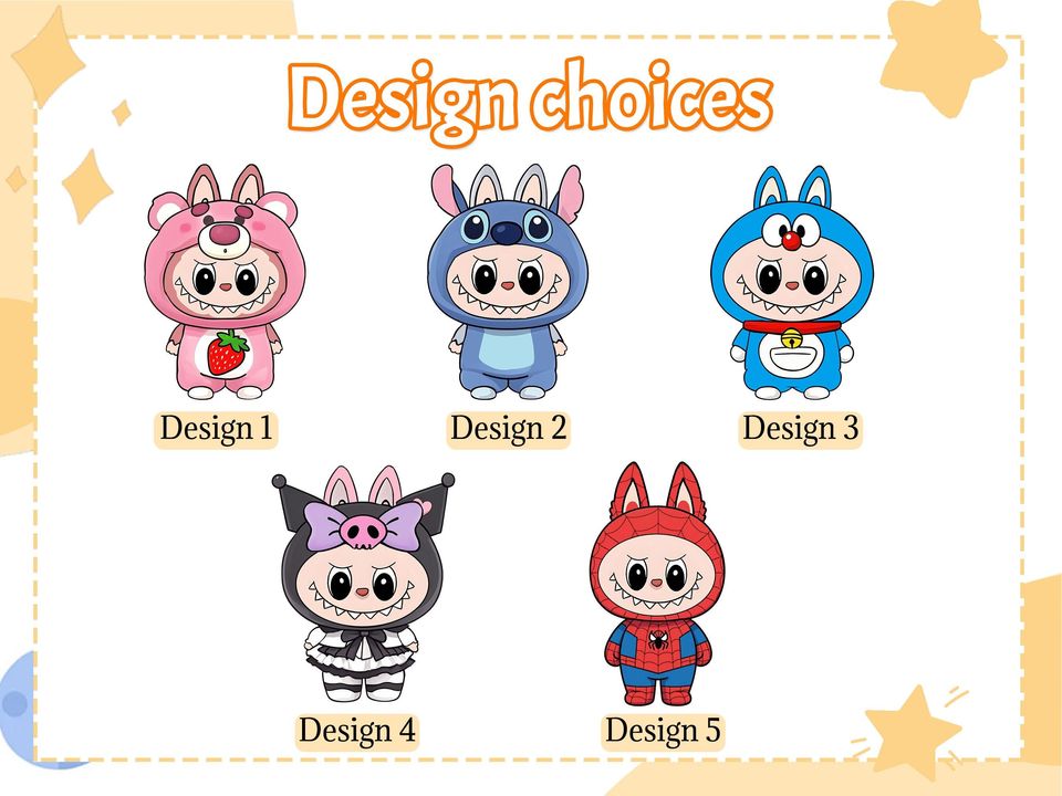 Cute Spiderman Kuromi Doraemon Labubu Plush Pillow, Double Sided Strawberry Bear Cushion, Cartoon Doll Toy, Gift for Kids & Friends