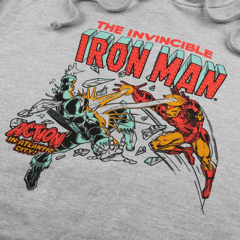 Marvel Men’s Iron Man Blast Hoodie
