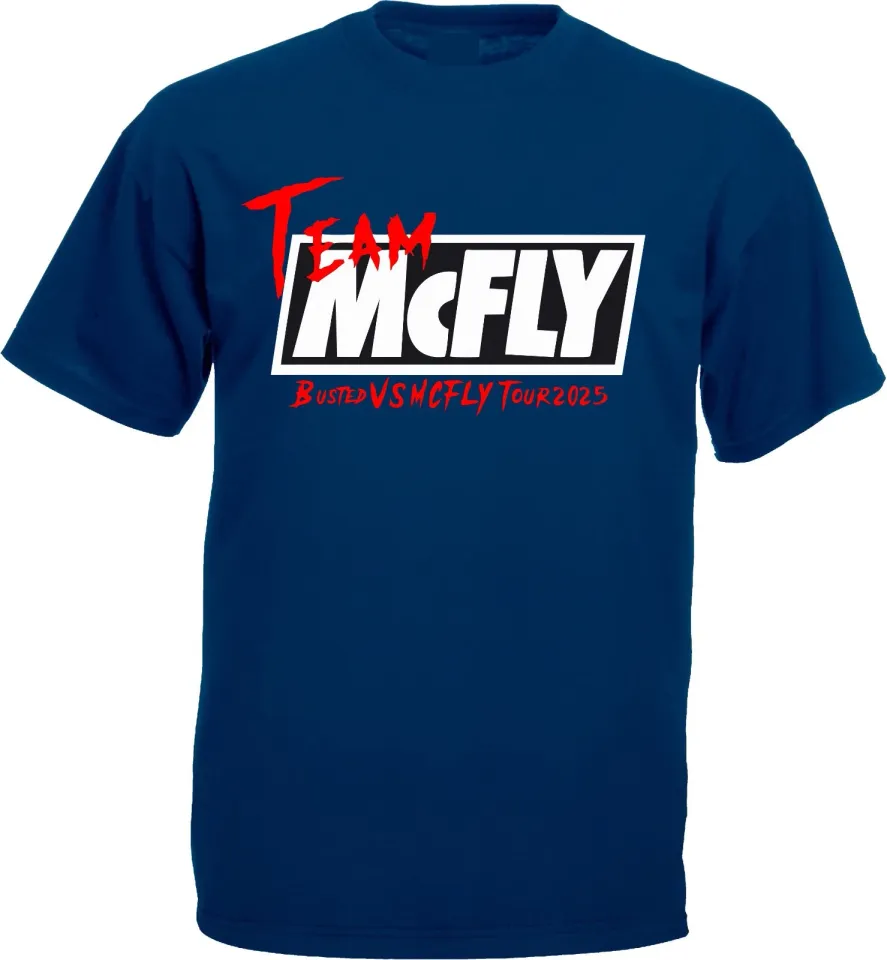 Team McFLY 2025 Pop Rock T-Shirt, Busted vs McFly Party Tee