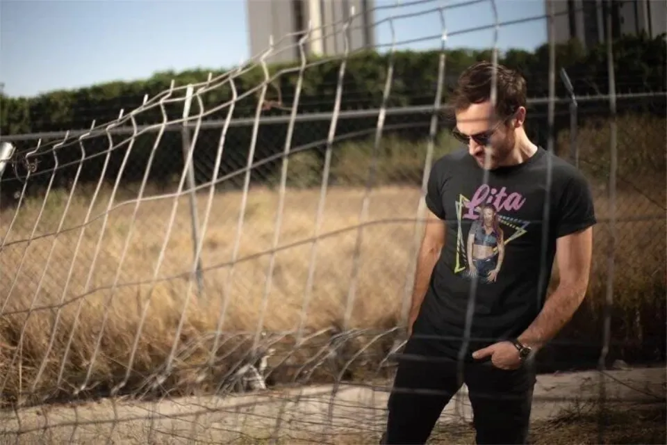 Wrestling Entertainment Lita Rebel Pose Black T-shirt