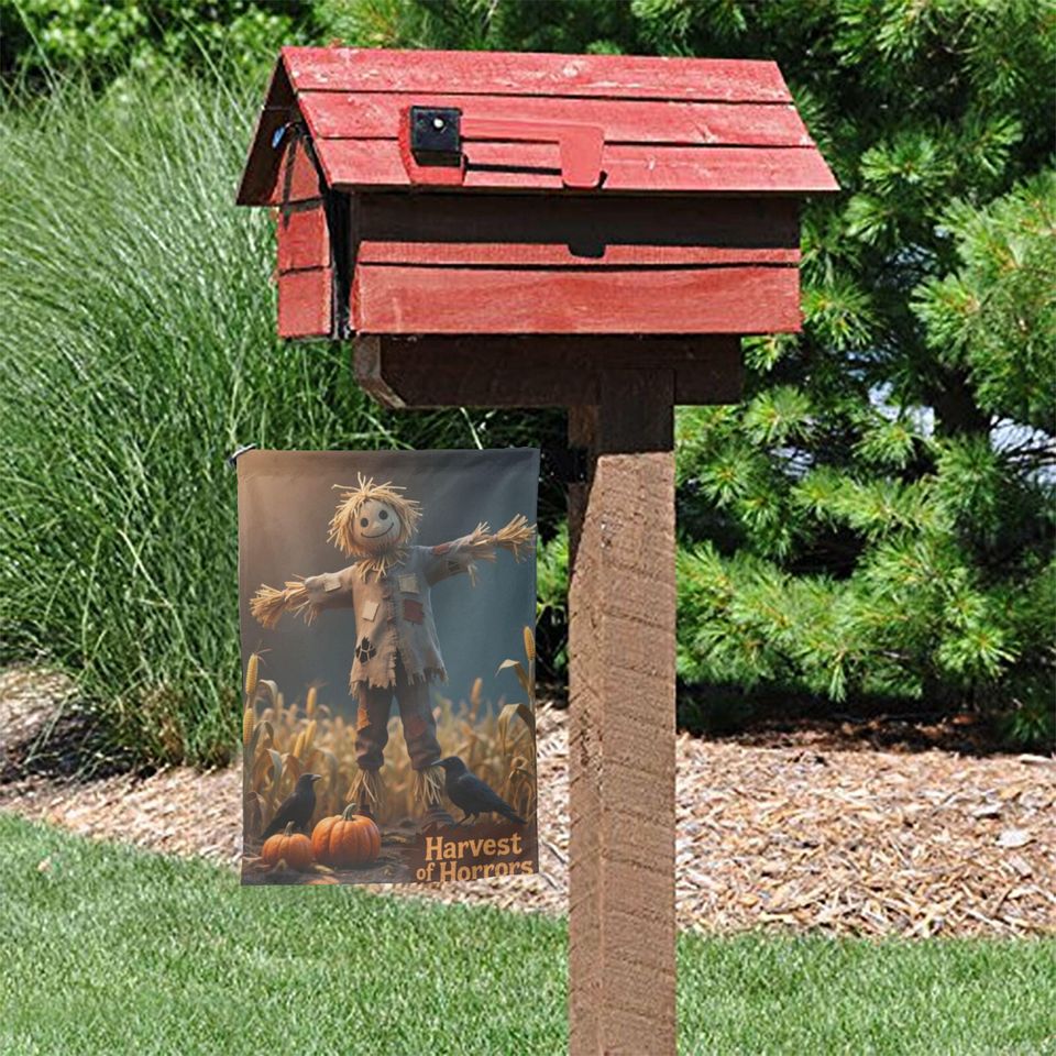 Custom Halloween Garden Flag - Double Sided Yard Decor