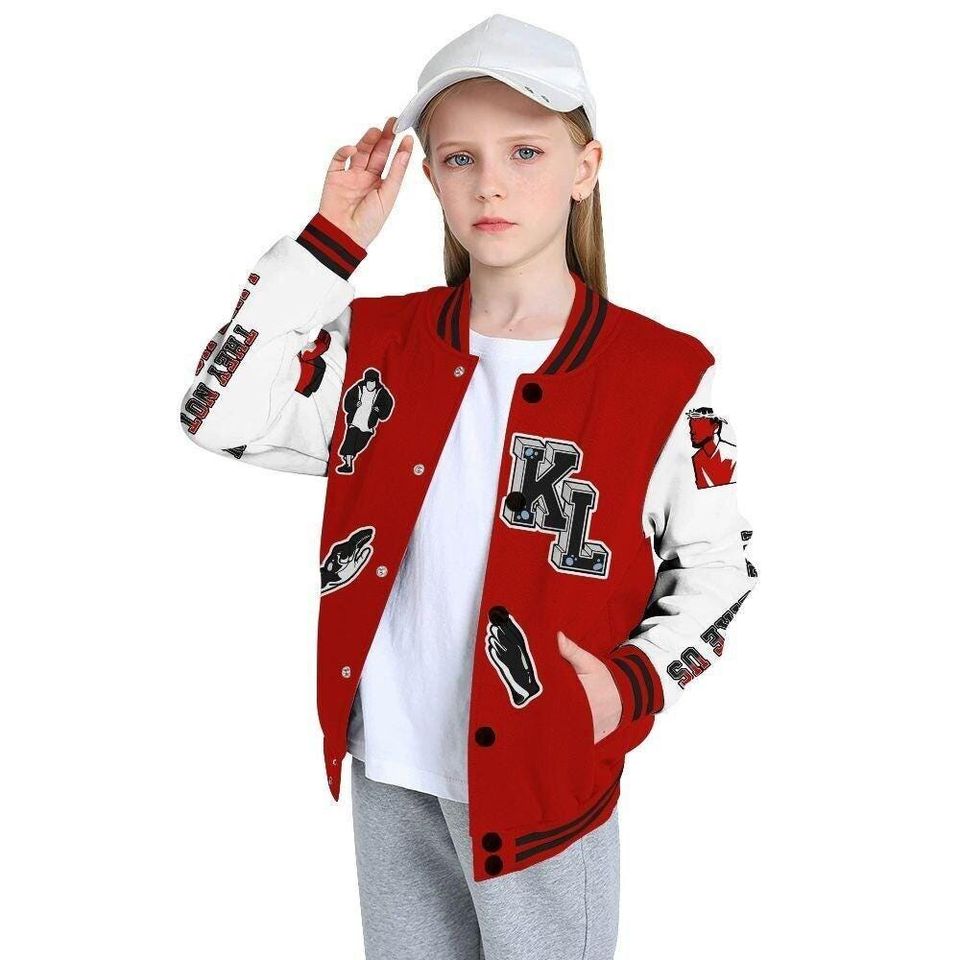 Varsity Jacket To Match OG Fire Red 5s - Dislike Us All Over Print