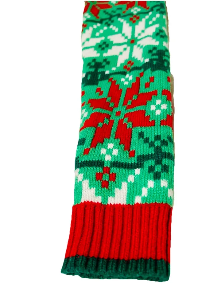 Ugly Christmas Sweater Llama Pipe 3D Pom Pom Lights Medium Celebrate Together