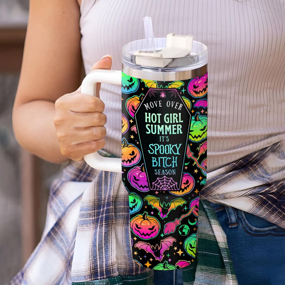 Personalized Halloween Horror Tumbler 40oz: Spooky Season Gift