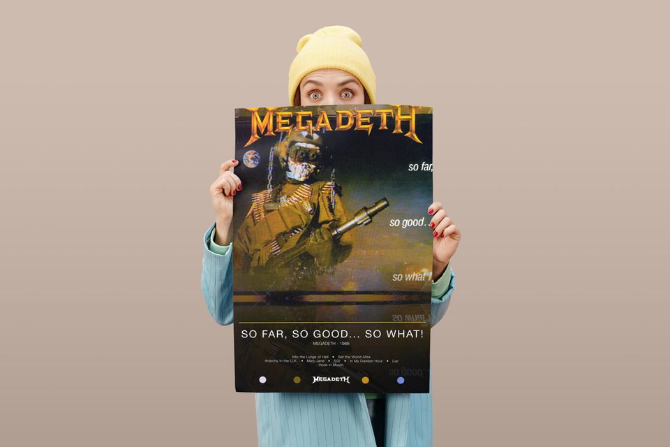 Megadeth Poster | So Far, So Good... So What! Poster