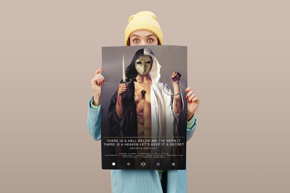 Bring Me The Horizon Poster | There is a Hell Believe Me Poster