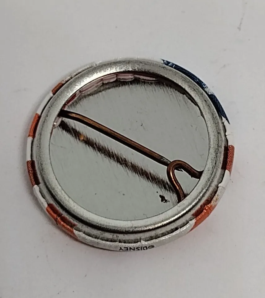 Patriotic Mickey Mouse Saluting Disney Badge Button Pin