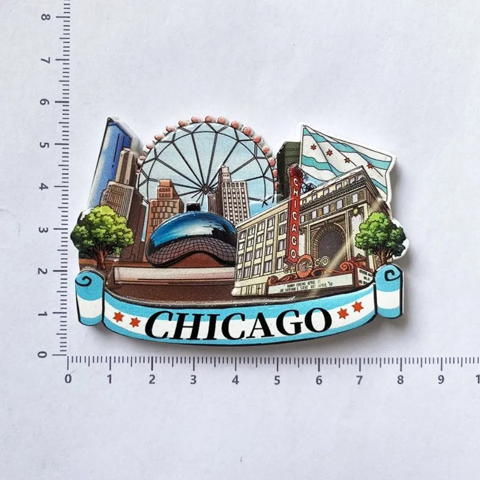 Chicago North America Magnet 2025