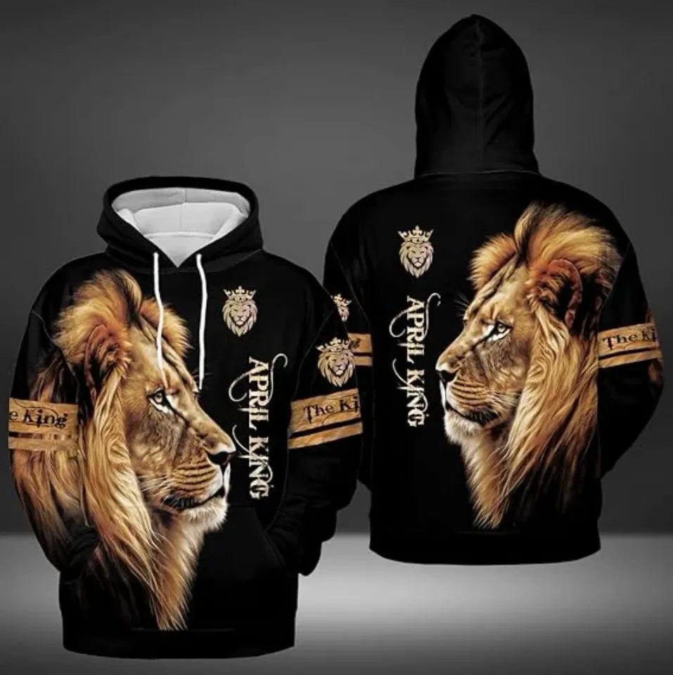 Lion November King Hoodie All Over Print, 3D Hoodie