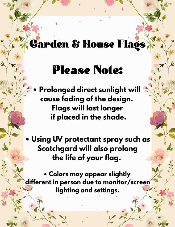 Fall Garden Flag: Pumpkin & Florals - Housewarming Decor