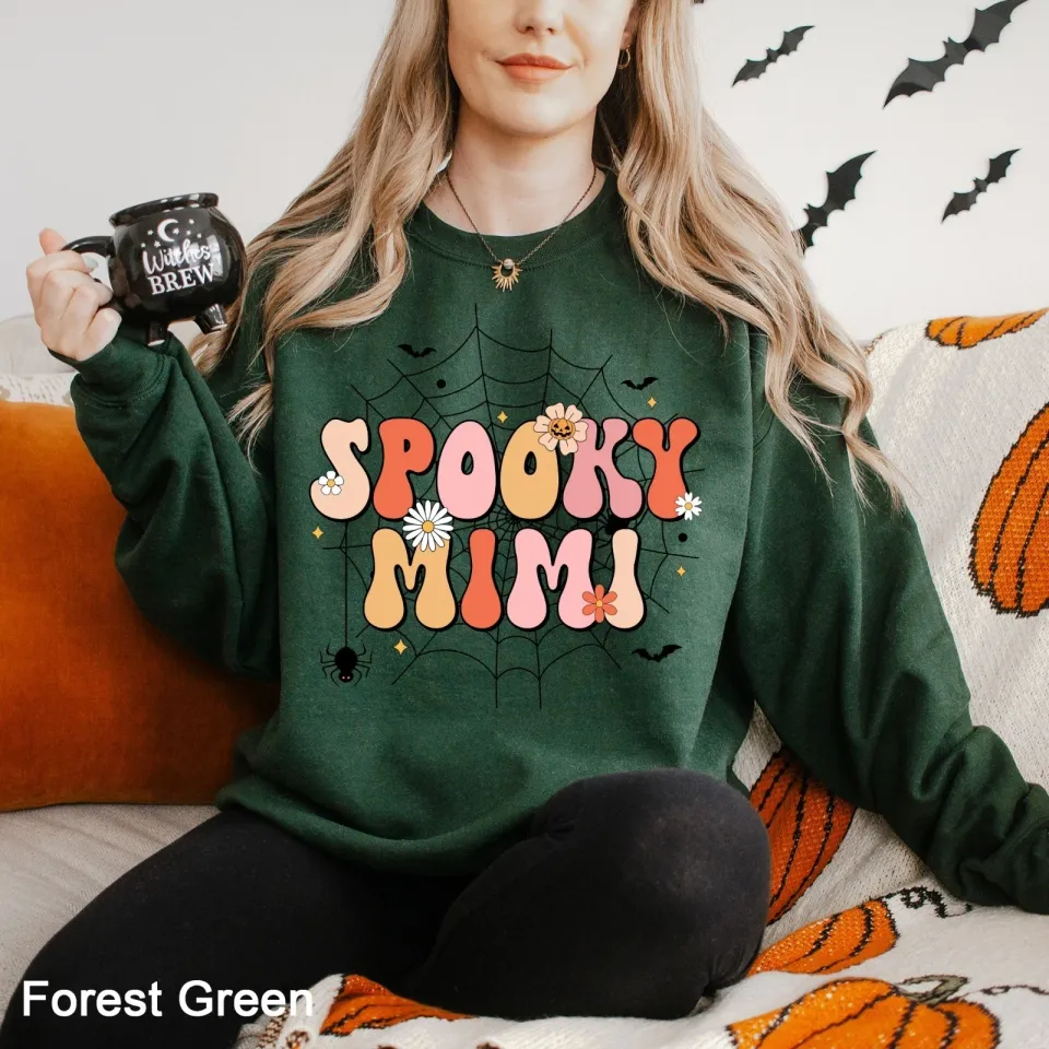 Custom Spooky Family Halloween Sweatshirt