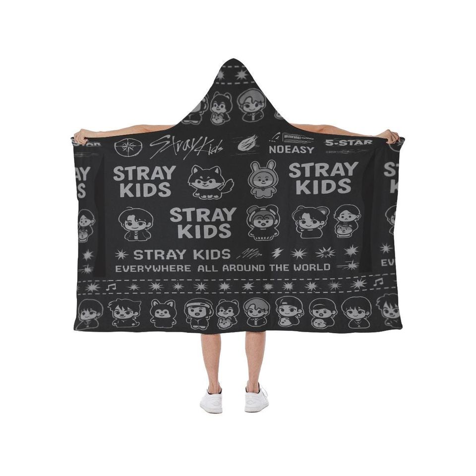 Stray Kids Hoodie KPOP Hooded Blanket