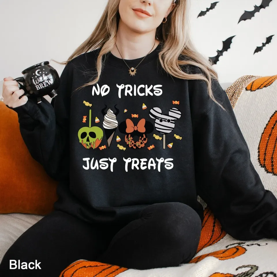 Disney Halloween Sweatshirt with Jack-o'-Lantern Design