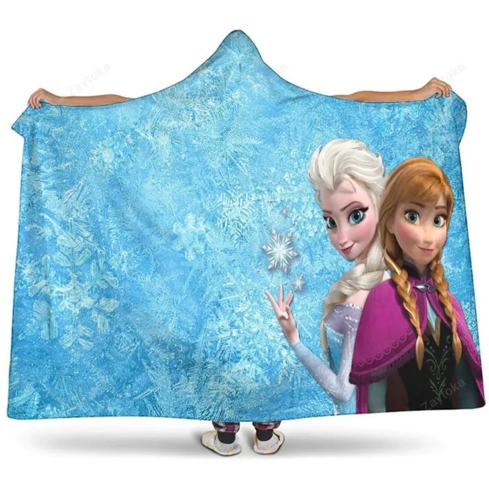 Anna Full Printing Hooded Blanket