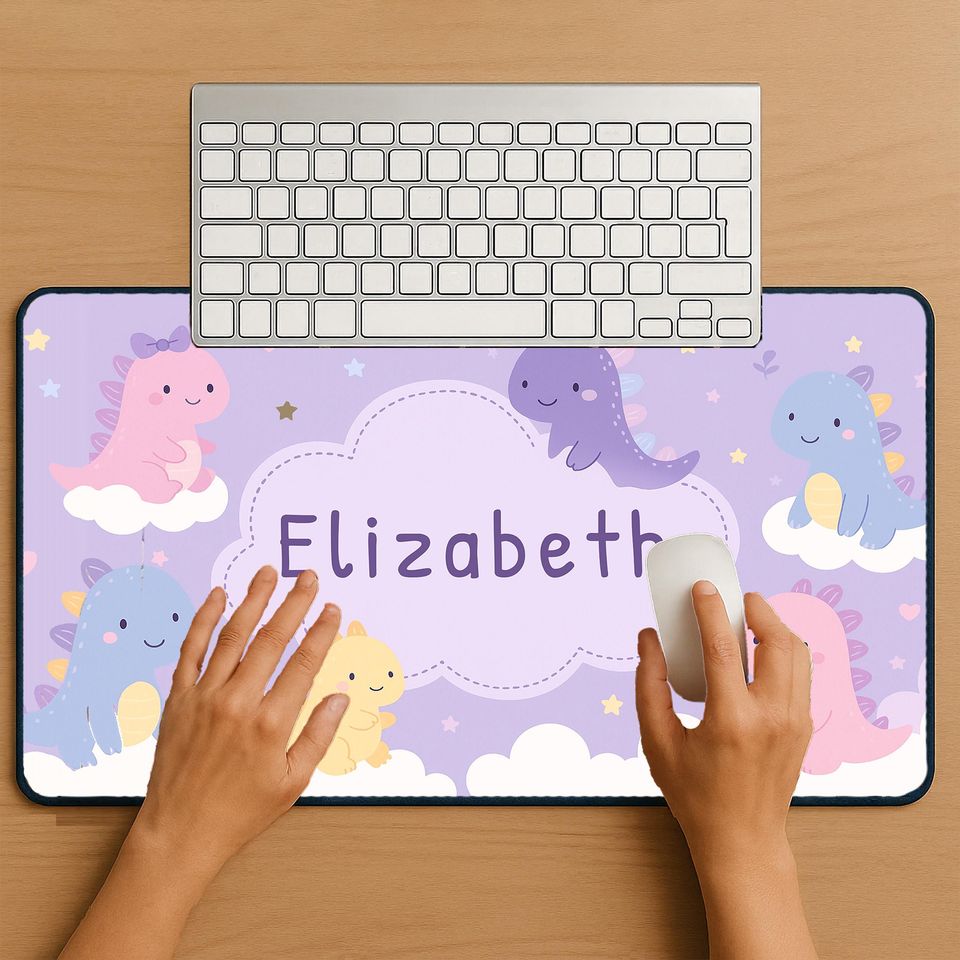 Custom Kawaii Dragon Desk Mat Mousepad