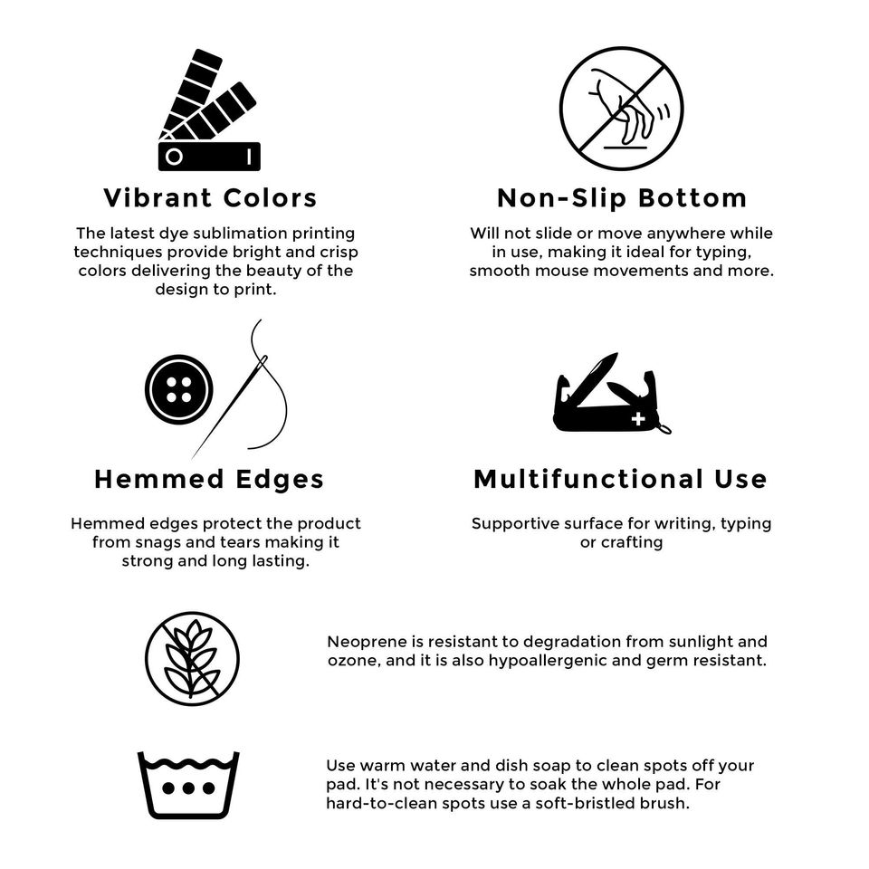 Kawaii Cloud Llamas Oversized Mouse Pad