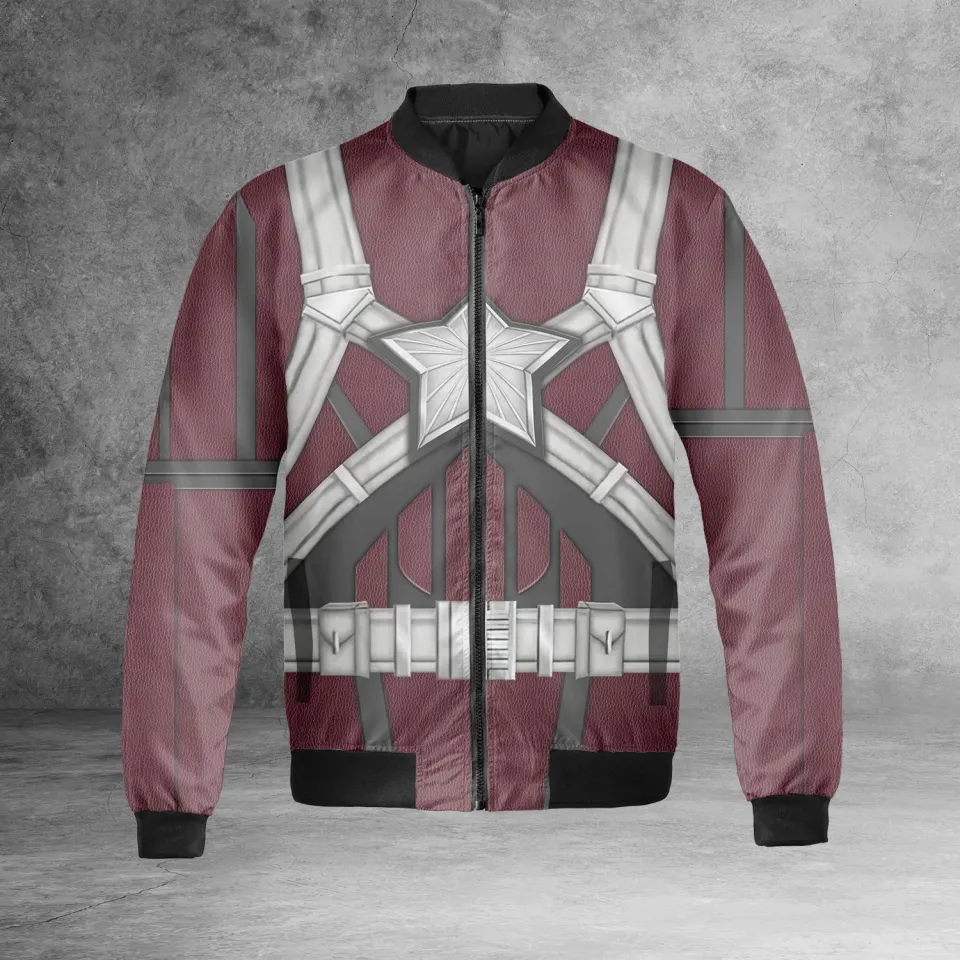 Black Widow Red Guardian Cosplay Costume Superhero Halloween Jacket