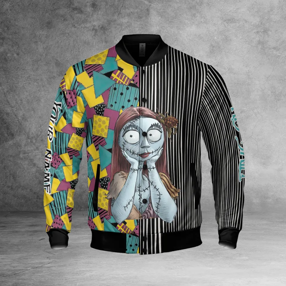 Personalized Jack And Sally Couple Nightmare Before Christmas Jacket