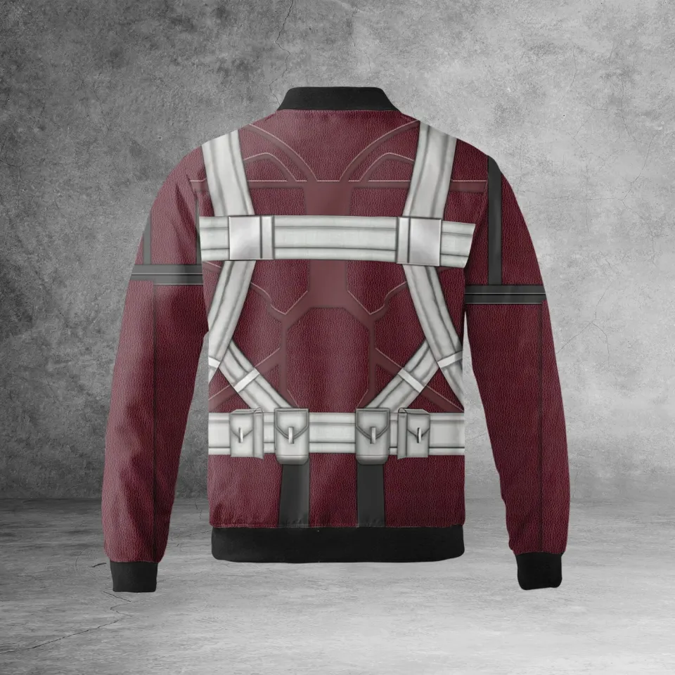 Black Widow Red Guardian Cosplay Costume Superhero Halloween Jacket