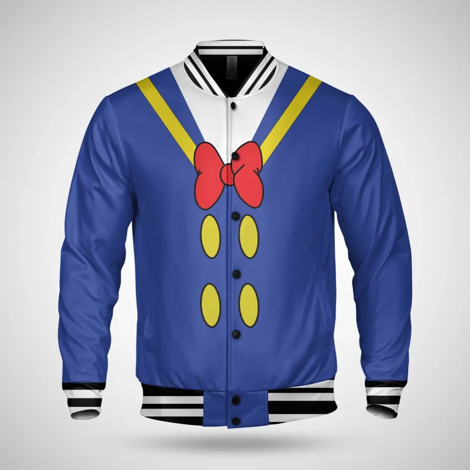 Donald Duck Cosplay Costume Mickey & Friends Cartoon Character Jacket