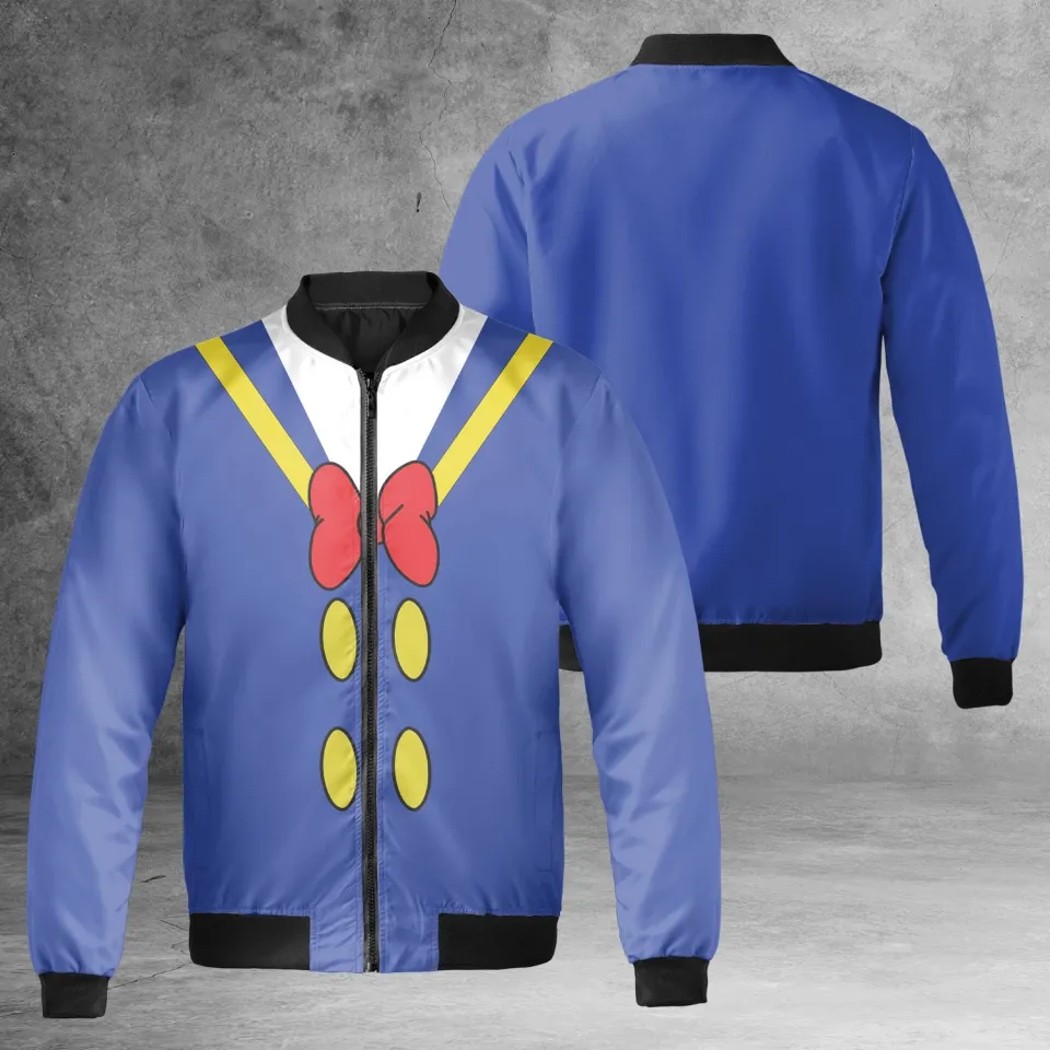 Donald Duck Cosplay Costume Mickey & Friends Cartoon Character Jacket