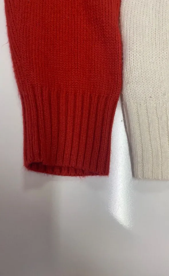 Route 66 womans christmas sweater size L not ugly cute mistletoe