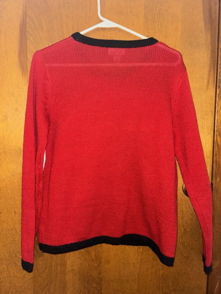 Vintage Laura Scott Ugly Christmas Pullover Sweater Size Small