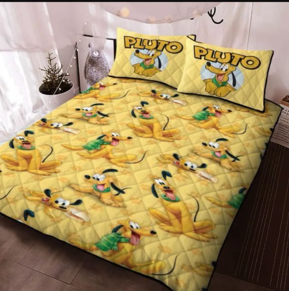 We Are Never Too Old For Pluto Love Pluto's Emotions 3D Quilt Bedding Set