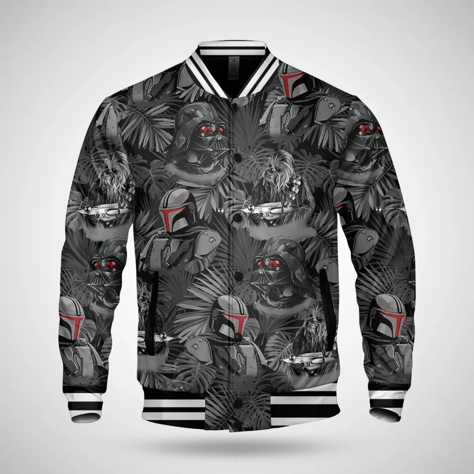 Darth Vader Boba Fett Chewbacca Galaxy's Edge Dark Tropical Jacket