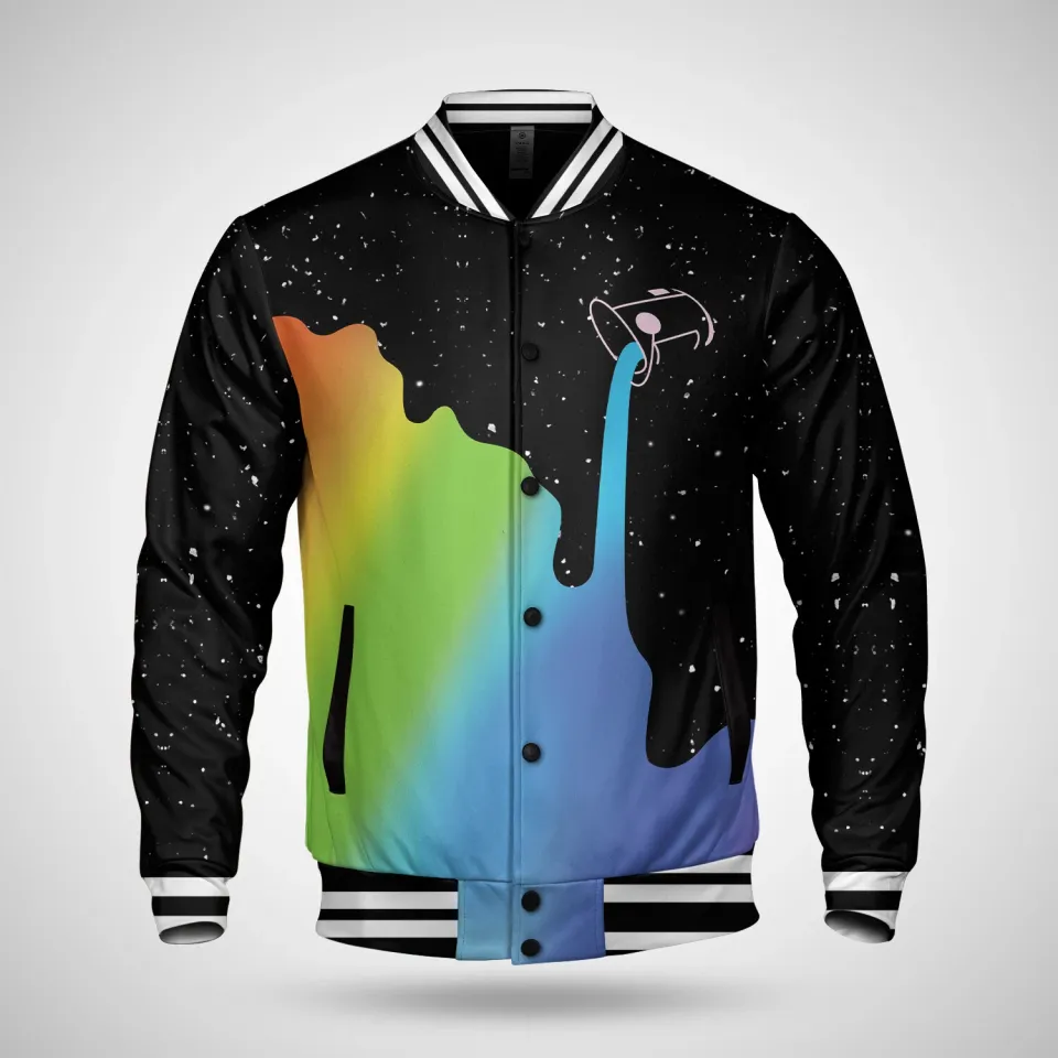 Rainbow LGBT Pride Month Starry Night Bisexual Transgender Support Jacket