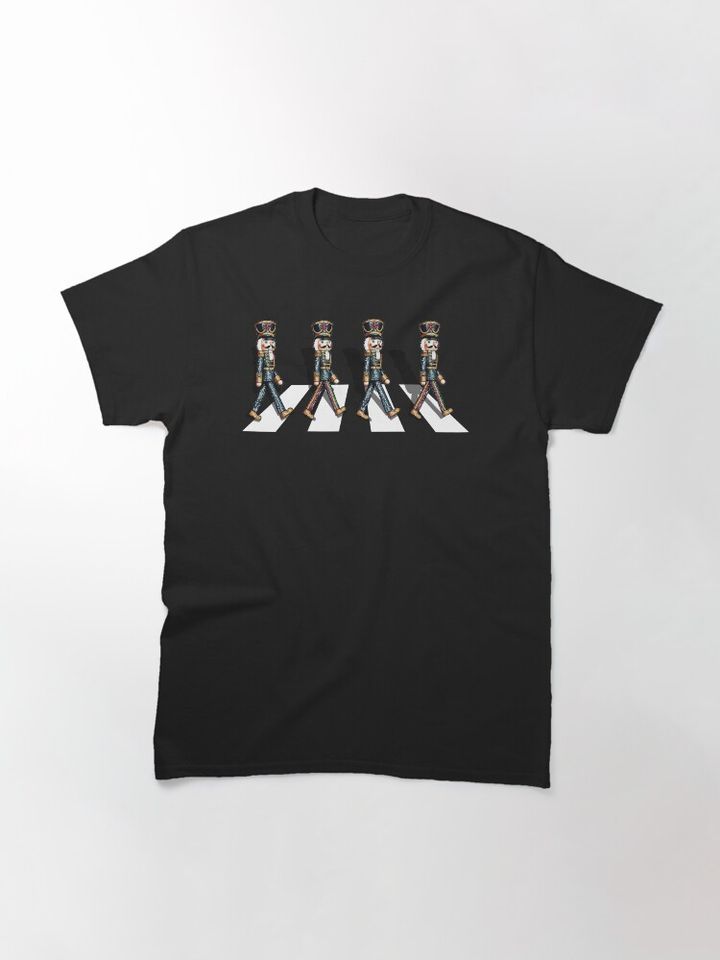 Sequin Nutcrackers Crossing Road Crosswalk Classic T-Shirt