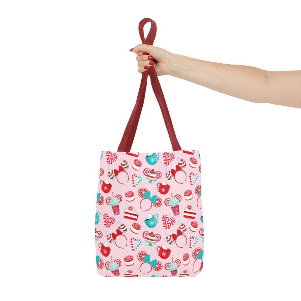 Minnie Snacks Tote Bag, Disney Tote Bag Gift