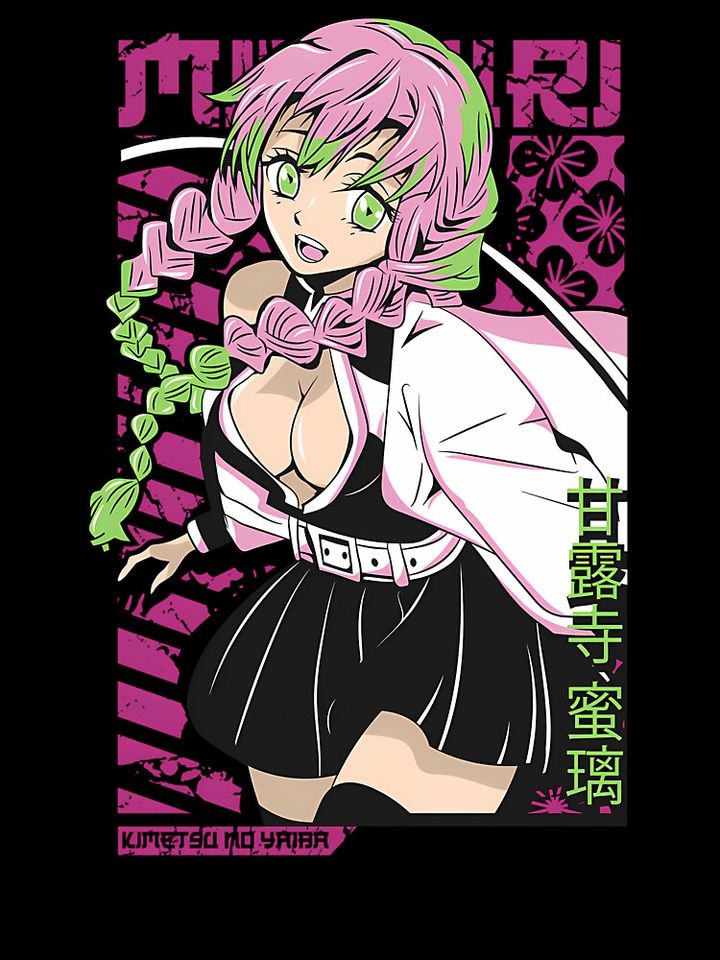 Mitsuri Love Hashira T-Shirt, Fan Art Anime Design Classic T-Shirt
