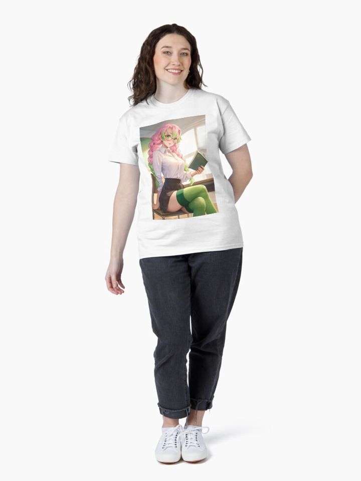Mitsuri Classic T-Shirt, Fan Art Anime Design Classic T-Shirt