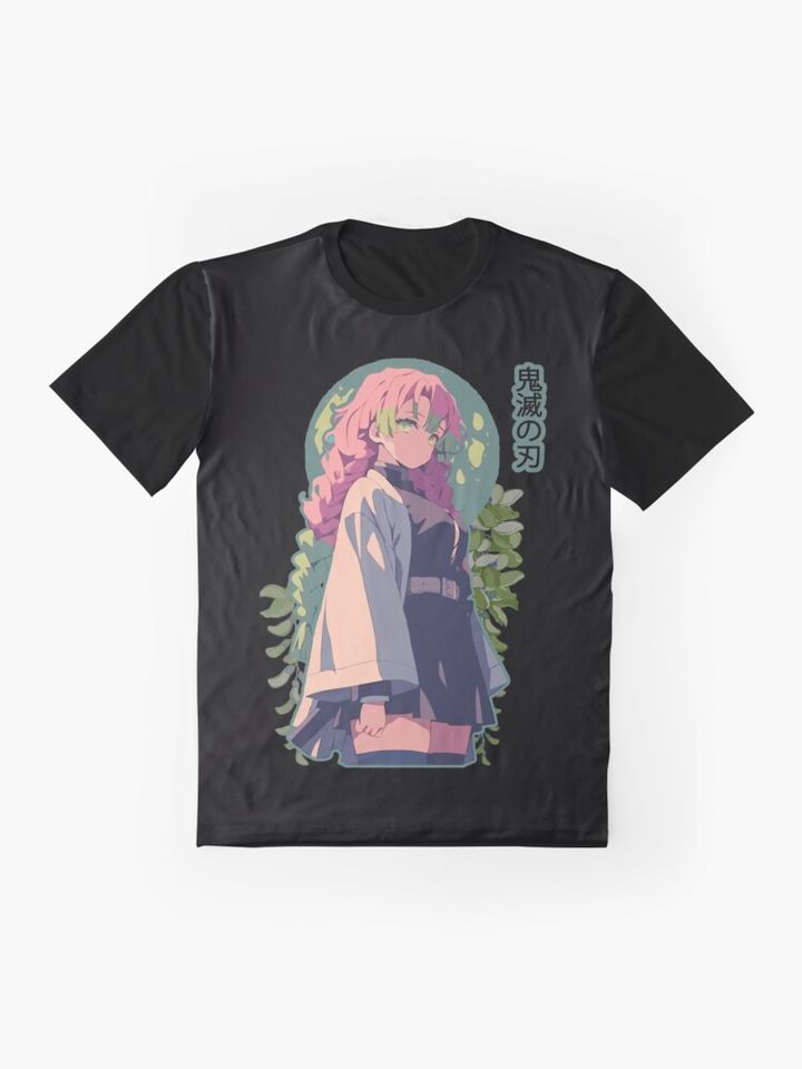 Mitsuri Kanroji demon Graphic T-Shirt, Fan Art Anime Design Classic T-Shirt