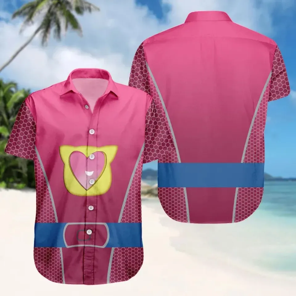 Disney SuperKitties Ginny Cosplay Halloween Hawaiiian Shirt