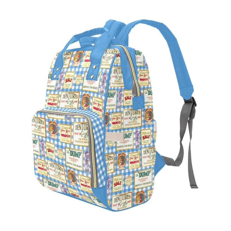 Country Bears Diaper Backpack, Back to School Gift for Kids