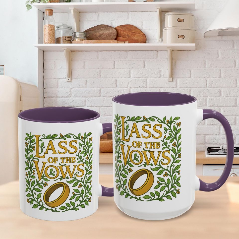 Lass of the Vows Coffee Mug Wedding Officiant Gift and Officiant Proposal Cup Cup 11oz and 15oz Sizes